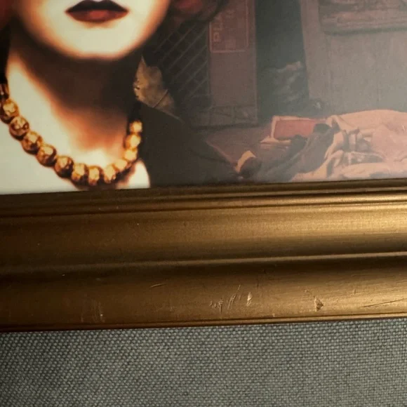 Alex Aleixo “Miss Davis” Framed Picture. Signed by the Artist.